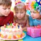 Kids Getting Ready For Cake Cutting Moment.